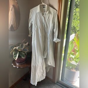 Theory Asymmetrical Maxi Dress